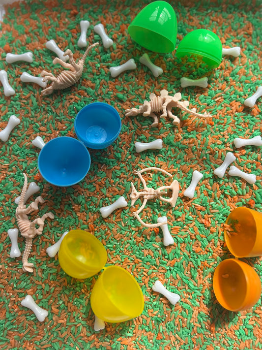 🦕🦖DiscoverSophies Dinosaur Themed Sensory Rice 🦖🦕