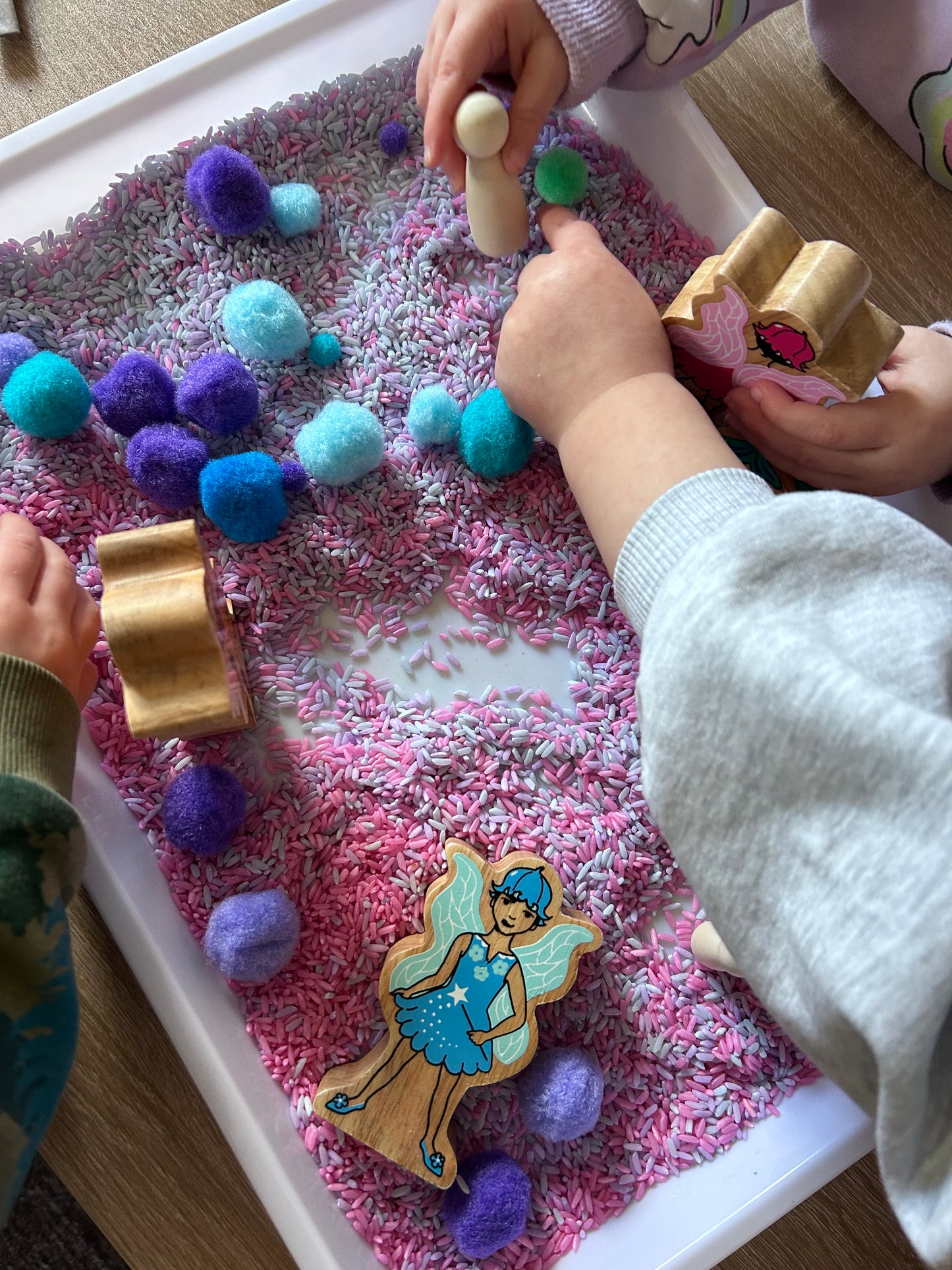 👑Princess themed Sensory Rice👑