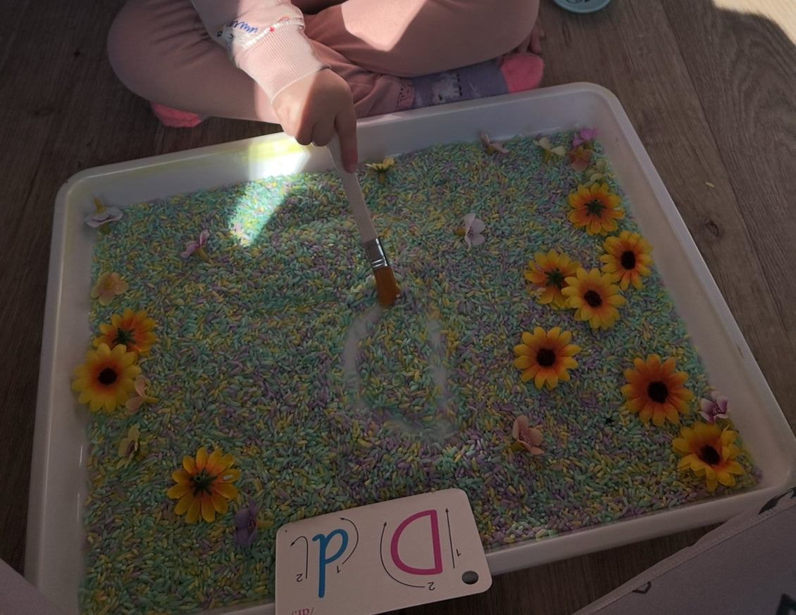 🌷DiscoverSophies Spring Themed Sensory Play Rice 🌷